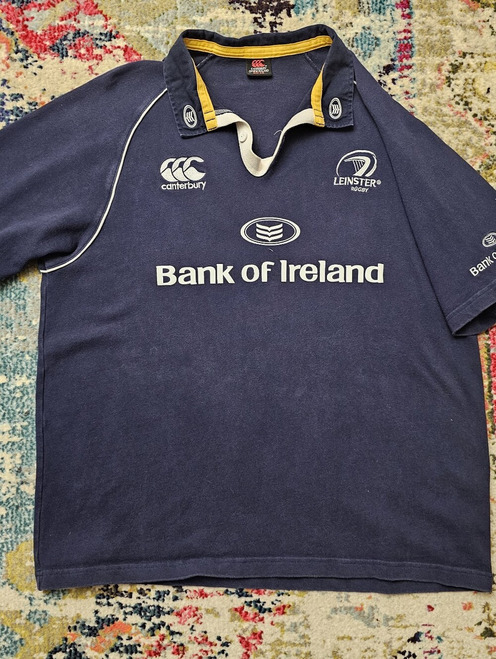 VTG 2000s Y2K Leinster Rugby Canterbury of New Zealand Jersey Training 2XL XXL